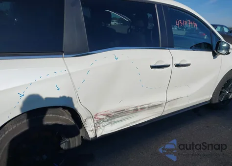 2019 Honda Odyssey Ex-L from USA, damaged, VIN 5FNRL6H73KB050947